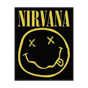 Nirvana - Smiley Standard Patch i gruppen MERCHANDISE / Merch / Metal hos Bengans Skivbutik AB (5538228)