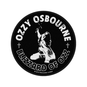 Ozzy Osbourne - Blizzard Of Ozz Standard Patch i gruppen MERCHANDISE / Merch / Metal hos Bengans Skivbutik AB (5538240)