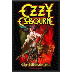 Ozzy Osbourne - The Ultimate Sin Standard Patch i gruppen MERCHANDISE / Merch / Metal hos Bengans Skivbutik AB (5538241)