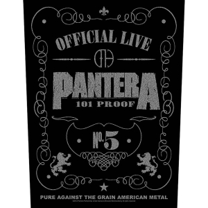 Pantera - 101% Proof Back Patch i gruppen MERCHANDISE / Merch / Metal hos Bengans Skivbutik AB (5538264)