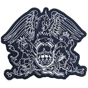 Queen - Cut-Out Crest Woven Patch i gruppen MERCHANDISE / Merch / Pop-Rock hos Bengans Skivbutik AB (5538320)