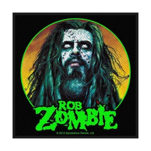 Rob Zombie - Zombie Face Standard Patch i gruppen MERCHANDISE / Merch / Metal hos Bengans Skivbutik AB (5538343)