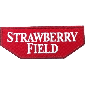 Rock Off - Strawberry Field Woven Patch i gruppen MK Export CDON Merch hos Bengans Skivbutik AB (5538345)