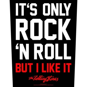 Rolling Stones - It's Only Rock 'N' Roll Back Patch i gruppen MERCHANDISE hos Bengans Skivbutik AB (5538363)