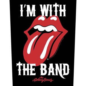 Rolling Stones - I'm With The Band Back Patch i gruppen MERCHANDISE hos Bengans Skivbutik AB (5538364)