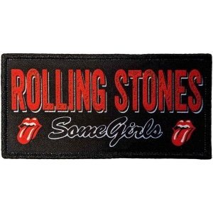 Rolling Stones - Some Girls Logo Printed Patch i gruppen MERCHANDISE hos Bengans Skivbutik AB (5538377)