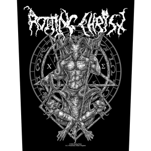 Rotting Christ - Hellenic Black Metal Back Patch i gruppen MERCHANDISE / Merch / Metal hos Bengans Skivbutik AB (5538382)