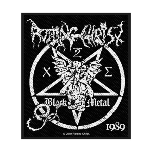 Rotting Christ - Black Metal Standard Patch i gruppen MERCHANDISE / Merch / Metal hos Bengans Skivbutik AB (5538383)