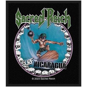 Sacred Reich - Surf Nicaragua Standard Patch i gruppen MERCHANDISE / Merch / Metal hos Bengans Skivbutik AB (5538391)