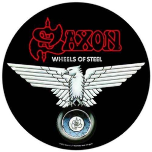 Saxon - Wheels Of Steel Back Patch i gruppen MERCHANDISE / Merch / Metal hos Bengans Skivbutik AB (5538392)