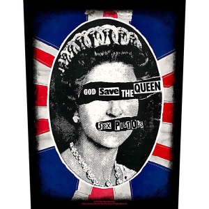 Sex Pistols - God Save The Queen Back Patch i gruppen MERCHANDISE hos Bengans Skivbutik AB (5538406)