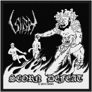 Sigh - Scorn Defeat Standard Patch i gruppen MERCHANDISE hos Bengans Skivbutik AB (5538412)