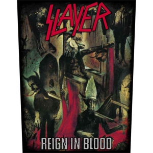 Slayer - Reign In Blood Back Patch i gruppen MERCHANDISE / Merch / Metal hos Bengans Skivbutik AB (5538418)