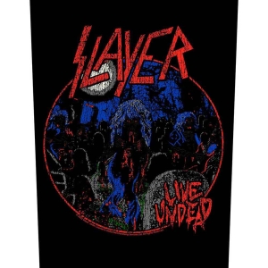 Slayer - Live Undead Back Patch i gruppen MERCHANDISE hos Bengans Skivbutik AB (5538420)