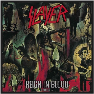 Slayer - Reign In Blood Standard Patch i gruppen MERCHANDISE / Merch / Metal hos Bengans Skivbutik AB (5538433)