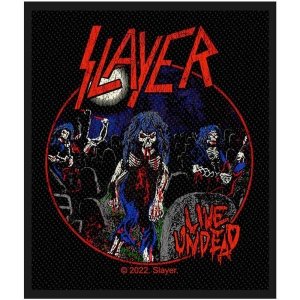 Slayer - Live Undead Standard Patch i gruppen MERCHANDISE / Merch / Metal hos Bengans Skivbutik AB (5538435)