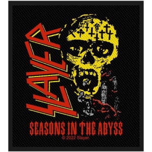 Slayer - Seasons In The Abyss Skull Standard Patc i gruppen MERCHANDISE hos Bengans Skivbutik AB (5538436)