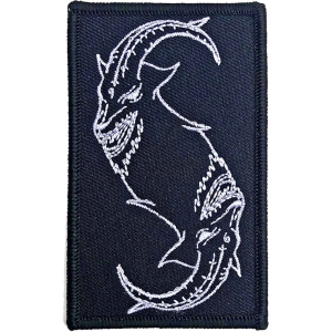 Slipknot - Goat Outline Woven Patch i gruppen MERCHANDISE / Merch / Metal hos Bengans Skivbutik AB (5538437)