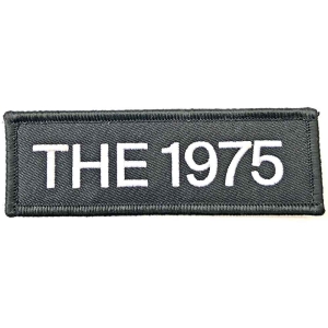 The 1975 - Logo Woven Patch i gruppen MERCHANDISE hos Bengans Skivbutik AB (5538462)