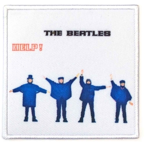 The Beatles - Help! Woven Patch i gruppen MERCHANDISE / Merch / Pop-Rock hos Bengans Skivbutik AB (5538464)