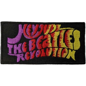 The Beatles - Hey Jude/Revolution Woven Patch i gruppen MERCHANDISE hos Bengans Skivbutik AB (5538475)