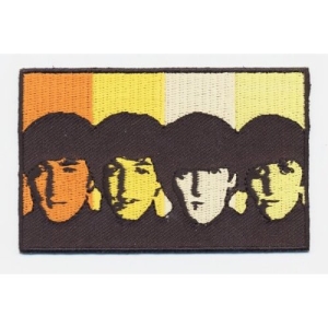 The Beatles - Heads In Bands Standard Patch i gruppen MERCHANDISE / Merch / Pop-Rock hos Bengans Skivbutik AB (5538484)