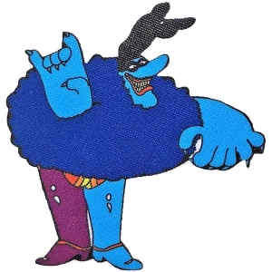 The Beatles - Chief Blue Meanie 2 Woven Patch i gruppen MERCHANDISE / Merch / Pop-Rock hos Bengans Skivbutik AB (5538526)