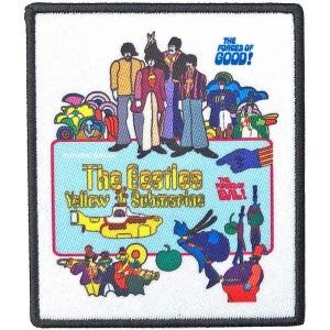 The Beatles - Movie Poster Woven Patch i gruppen MERCHANDISE / Merch / Pop-Rock hos Bengans Skivbutik AB (5538535)