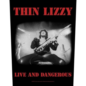 Thin Lizzy - Live & Dangerous Back Patch i gruppen MERCHANDISE / Merch / Metal hos Bengans Skivbutik AB (5538580)