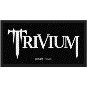 Trivium - Logo Standard Patch i gruppen MERCHANDISE / Merch / Metal hos Bengans Skivbutik AB (5538585)