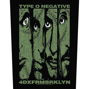 Type O Negative - 4Dxfrmbrklyn Back Patch i gruppen MERCHANDISE / Merch / Metal hos Bengans Skivbutik AB (5538597)