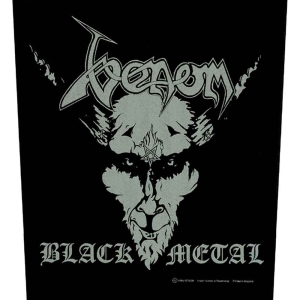 Venom - Black Metal Back Patch i gruppen MERCHANDISE / Merch / Metal hos Bengans Skivbutik AB (5538604)