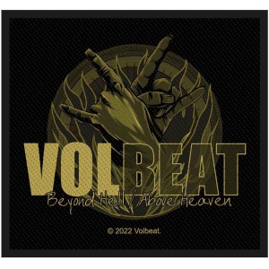 Volbeat - Beyond Hell Standard Patch i gruppen MERCHANDISE / Merch / Metal hos Bengans Skivbutik AB (5538609)