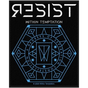 Within Temptation - Resist Hexagon Standard Patch i gruppen MERCHANDISE / Merch / Metal hos Bengans Skivbutik AB (5538619)