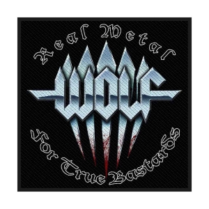 Wolf - Real Metal Standard Patch i gruppen MERCHANDISE / Merch / Metal hos Bengans Skivbutik AB (5538620)