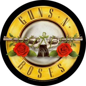 Guns N Roses - Bullet Logo Back Patch i gruppen MERCHANDISE / Merch / Metal hos Bengans Skivbutik AB (5538635)