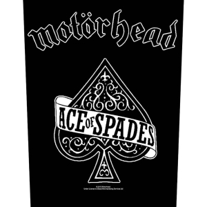 Motorhead - Ace Of Spades 2010 Back Patch i gruppen MERCHANDISE / Merch / Metal hos Bengans Skivbutik AB (5538640)