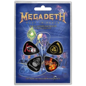 Megadeth - Rust In Peace Plectrum Pack i gruppen MERCHANDISE / Merch / Metal hos Bengans Skivbutik AB (5538649)