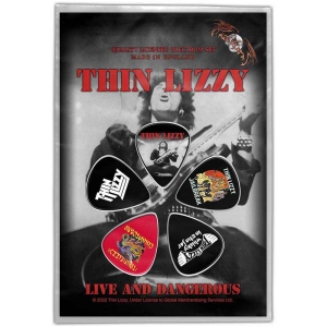 Thin Lizzy - Live And Dangerous Plectrum Pack i gruppen MERCHANDISE / Merch / Metal hos Bengans Skivbutik AB (5538654)