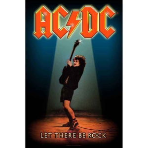 Ac/Dc - Let There Be Rock Textile Poster i gruppen MERCH / Minsishops-merch / Ac/Dc hos Bengans Skivbutik AB (5538667)