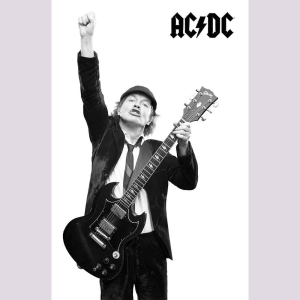 Ac/Dc - Angus Textile Poster i gruppen MERCHANDISE / Merch / Metal hos Bengans Skivbutik AB (5538671)