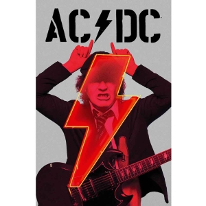 Ac/Dc - Pwr-Up Angus Textile Poster i gruppen MERCH / Minsishops-merch / Ac/Dc hos Bengans Skivbutik AB (5538674)