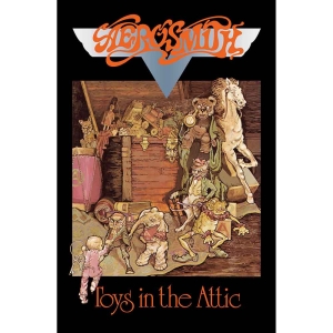 Aerosmith - Toys In The Attic Textile Poster i gruppen MERCHANDISE / Merch / Metal hos Bengans Skivbutik AB (5538675)