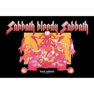 Black Sabbath - Sabbath Bloody Sabbath Textile Poster i gruppen MERCHANDISE / Merch / Metal hos Bengans Skivbutik AB (5538682)