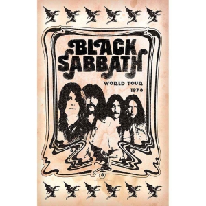 Black Sabbath - World Tour 1978 Textile Poster i gruppen MERCHANDISE / Merch / Metal hos Bengans Skivbutik AB (5538684)