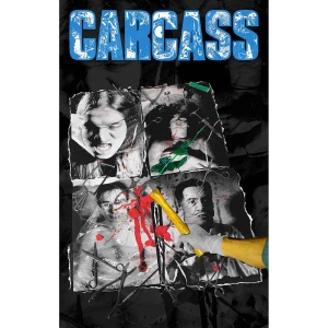 Carcass - Necroticism Textile Poster i gruppen MERCHANDISE / Merch / Metal hos Bengans Skivbutik AB (5538688)