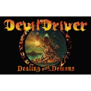 Devildriver - Dealing With Demons Textile Poster i gruppen MERCHANDISE / Merch / Metal hos Bengans Skivbutik AB (5538699)