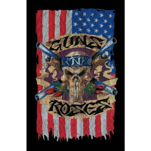 Guns N Roses - Flag Textile Poster i gruppen MERCHANDISE / Merch / Metal hos Bengans Skivbutik AB (5538708)