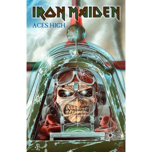 Iron Maiden - Aces High Textile Poster i gruppen MERCHANDISE / Merch / Metal hos Bengans Skivbutik AB (5538713)