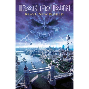 Iron Maiden - Brave New World Textile Poster i gruppen MERCHANDISE / Merch / Metal hos Bengans Skivbutik AB (5538714)